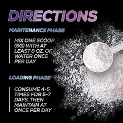 Creatine Monohydrate 5000mg 60 Servings – Supports Muscle Growth and Strength
