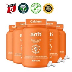 ARTH Coral Calcium D3 60 Tabs Pack of 5 Bone Support