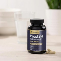 Prostate Health 1000mg 3X Formula w/ Saw Palmetto Capsules for Men
