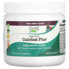 Ionic-Fizz, Calcium Plus, Mixed Berry, 7.41 oz (210 g)