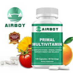 120pcs Primal Multivitamin-Multiminerals-Highest Potency,Support Energy & Health
