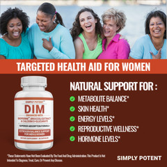 DIM Supplement – Hormone Balance & Estrogen Support for Men & Women | 60 Caps