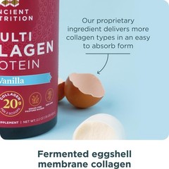 Ancient Nutrition Multi Collagen Protein Powder Vanilla 45 Servings Hydrolyzed