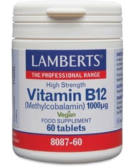 Lamberts Vitamin B12 1000ug (60) BBE 03/2029