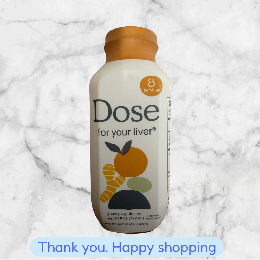 Dose For Your Liver Dietary Supplement 16 Fl oz EXP2027+ BRAND NEW SHIPPING