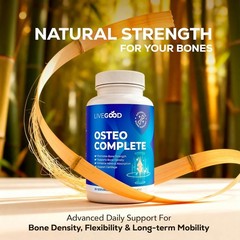LiveGood Osteo Complete Advanced Bone Support Formula (120 Veggie Capsules)