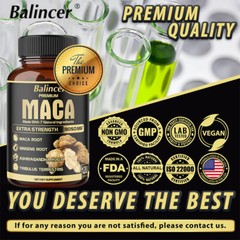 Maca Capsules – Enhance Energy Increase Endurance,Muscular And Strength