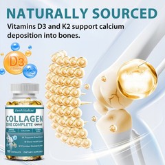 Collagen Bone Complete 30-120 Softgel Restores Skin Firmness Protects Nail Plate