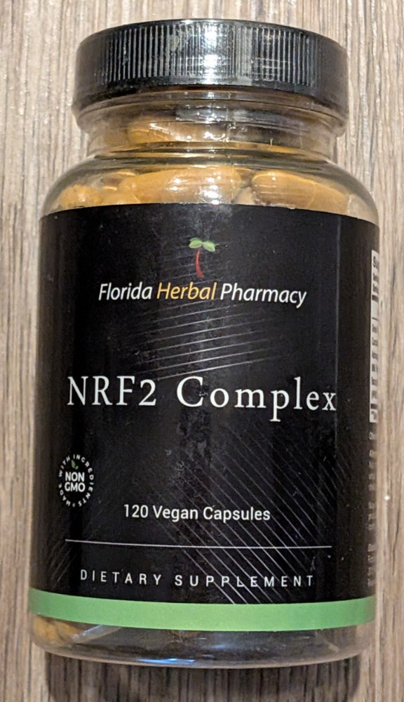 NRF2 Complex -Florida Herbal Pharmacy 500 mg Supplement Capsules (120 Capsules)
