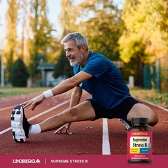 Supreme Stress B Complex Vitamins | 100 Vegetarian Capsules | by Lindberg