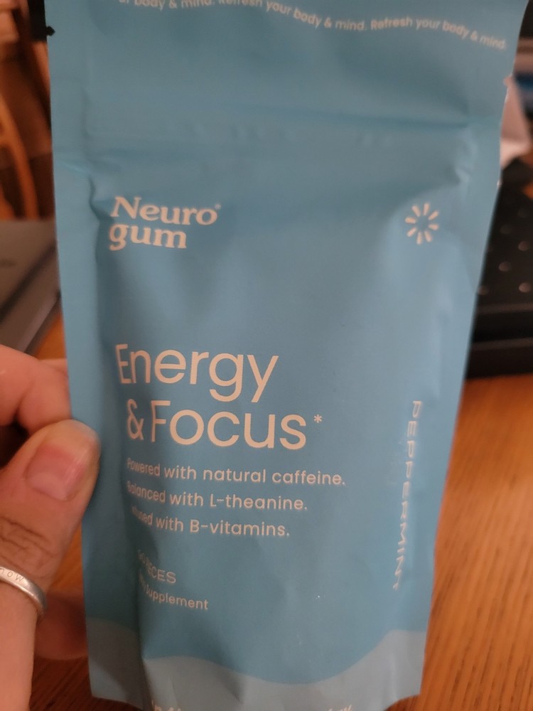 New Neuro Mints Energy and Focus 90 Pieces Peppermint Natural Caffeine