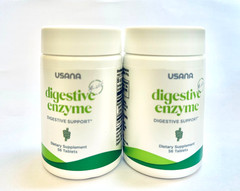 USANA Digestive Enzyme 56 Tablets ( 2 pack ) EXP 11/27