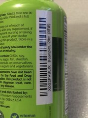 Naturelo B Complex 120 Vegetarian Capsules