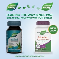 100 Count Aloelax with Fennel Seed – Aloe Vera Capsules for Gentle Relief