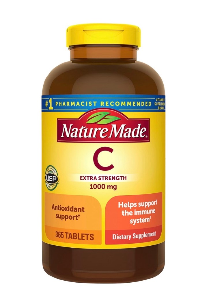 Nature Made Extra Strength Vitamin C 1000 mg Tablets 365 ct