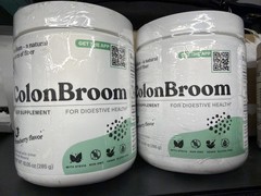 2x ColonBroom Psyllium Husk Powder Strawberry 10.5 Oz Exp 6/26