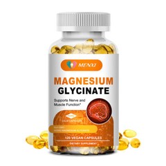 Magnesium Glycinate 400 MG Chelated RLS Improved Sleep, Stress & Anxiety Relief