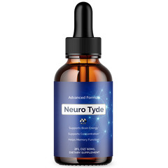 (1 Pack) Neuro Tyde Drops Brain Health Support Supplement NeuroTyde 30 Servings