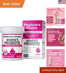 Balanced PH and Digestive Support Women’s Probiotics – 30 Immediate Release Caps