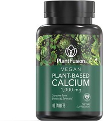 Vegan Calcium, Premium Plant Based Calcium (1000mg) Sourced from Icelandic Re…