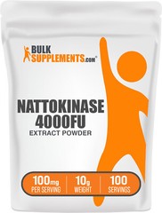 BulkSupplements Nattokinase Powder 4000 FU- Natto Powder – Supports Heart Health
