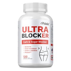 Ultra Blocker Carb & Sugar Blocker – Promote Digestion, Weight Loss, Metabolism