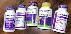 NATROL Melatonin 5 Bottles LARGE LOT See Pictures & Read Description 600 Tablets