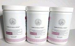 3 Pack HAPPY MAMMOTH Complete Belly Reset Vanilla Bean 240 Grams Exp 10/2026 NEW