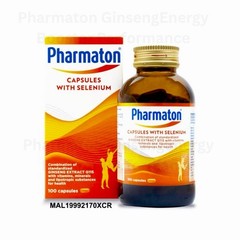 Pharmaton 100 Tablets with G115 Ginseng and Selenium Energy Booster