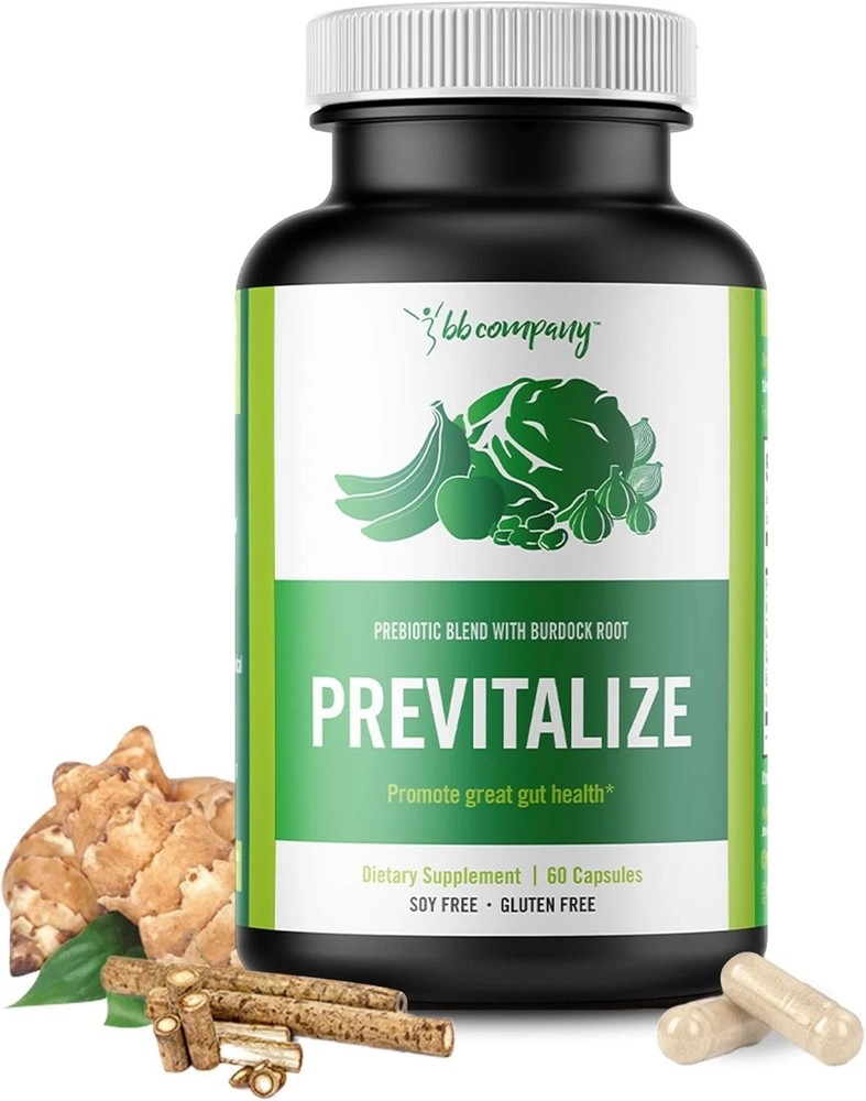BB Company Previtalize | Prebiotics for Women, Prebiotic Fiber for Gut Health, D
