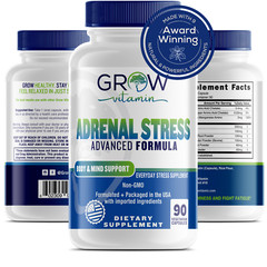 Adrenal Support Supplement 2600mg Natural Stress Relief & Cortisol Manager 90ct