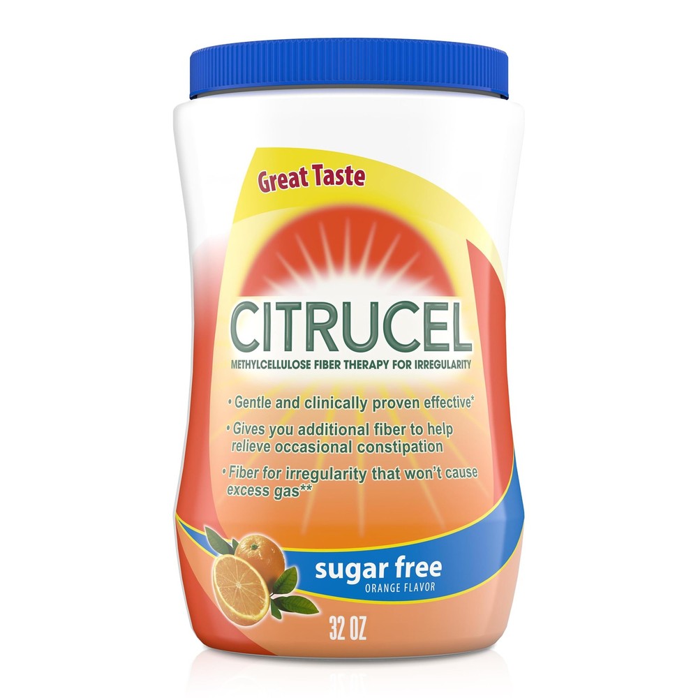 Sugar Free Fiber Powder for Occasional Constipation Relief, Methylcellulose F…