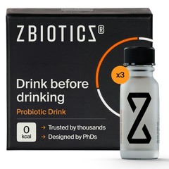 Science-Backed Probiotic for Refreshing Mornings – 3-Pack of 0.47 Fl Oz Bottles