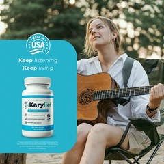 Karylief Official, Premium Ear Health Support Supplement for Tinnitus 60ct
