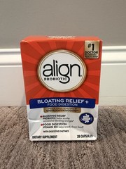 Align Probiotic Bloating Relief + Food Digestion 28 CT EXP 01/28 NEW