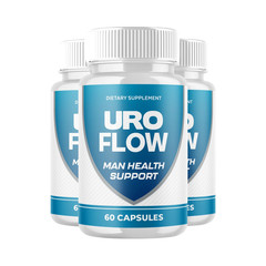3-Pack Uro Flow for Men, UroFlow Prostate Health & Urinary Support -180 Capsules