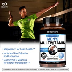 Men’s Multivitamin – MultiMineral – Men Prostate Health, Muscle, Energy Support
