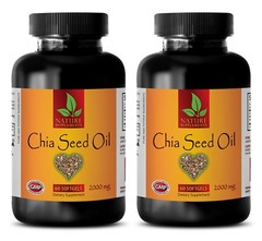 CHIA SEED OIL 2000mg Omega 3-6-9 – Skin Health – Source of Omega – 2B