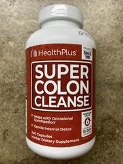 Super Colon Cleanse 240 Caps 530 Mg by Health Plus 1/28