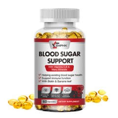 Gluco Renu Capsules Max Strength Formula Glyco Optimizer Blood Supplement 2 Pack
