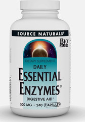 Source Naturals Essential Enzymes 500mg Bio Align Supplement 240 Capsules 06/29
