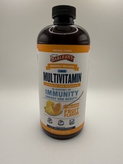 Barlean Liquid Multivitamins Fruit Flavor Net Wt 16 fl. oz. / 473 mL – Brand New