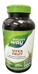 Nature’s Way Vitex Fruit 400mg 100 Caps Support of Female Cycle Ex.09/30/29