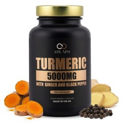 Turmeric 5000mg • Curcumin With Ginger Black Pepper • Vegan Capsules Multi Pack