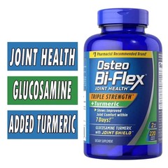2 Pack Osteo Bi-Flex Triple Strength Joint Health + Turmeric 220 Ct / Exp 2028