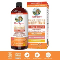 MaryRuth’s Liquid Multivitamin 30 Fl Oz Lustriva Hair Growth Biotin Anti-Wrinkle