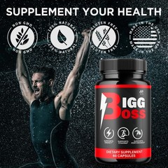 (1 Pack) Bigg Boss Advanced Male Health Support Supplement BiggBoss 60 Capsules