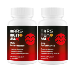 2-Pack Mars Men Max for Men – Supports Male Health & Performance – 120 Caps