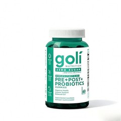 Goli 3 in 1 Pre Pro Postbiotic Gummies Zero Sugar Microbiome Support