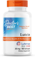 Lutein, 20 Mg, Supports Eye Health & Performance, Non-Gmo, Gluten Free 180 Softg